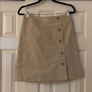 Ann Taylor Aline Button Skirt